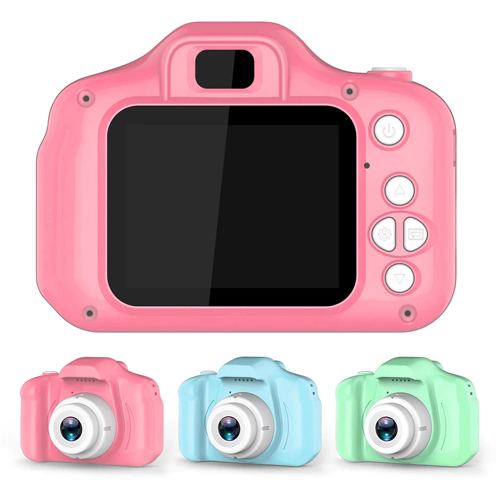 Cámara Infantil 1080P Con 32GB – Máquina De Fotos Para Niños De 4 A 12 Años Con Filtros, Marcos Y 5 Juegos – Batería Recargable